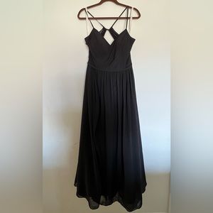 Azazie Cora in Black! Excellent condition! Size 12. Retails for $129